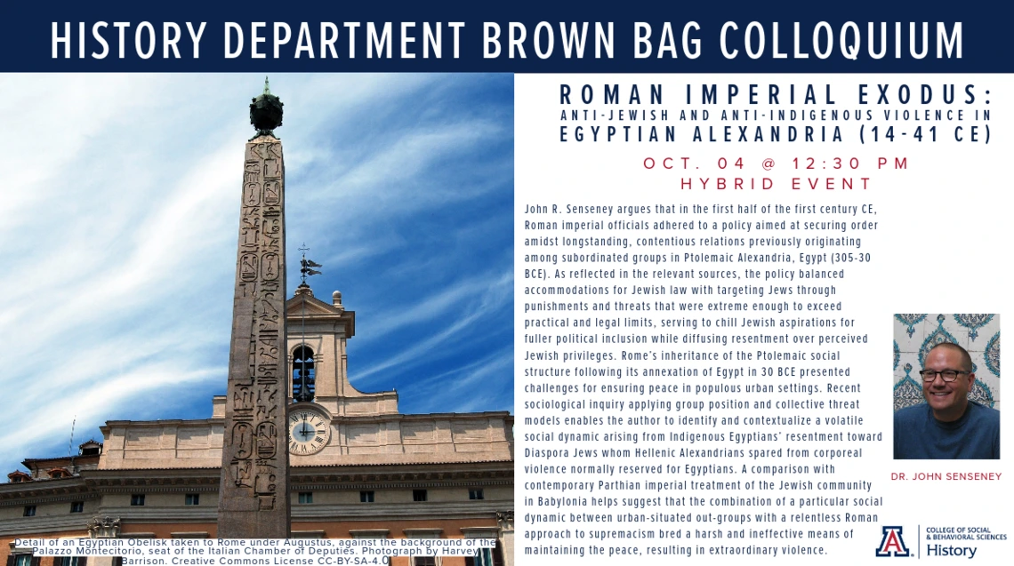 2023-2024 Brown Bag Colloquium: John Senseney