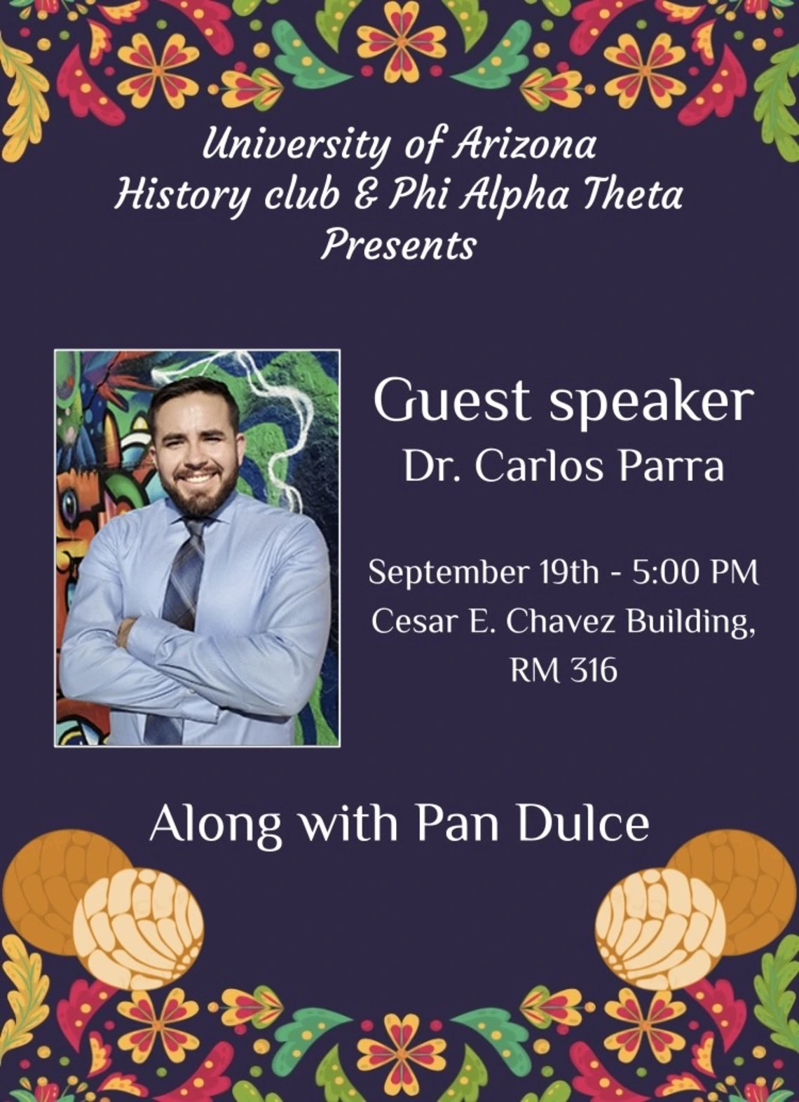 Phi Alpha Theta_History Club_Flyer_ Dr. Carlos Parra