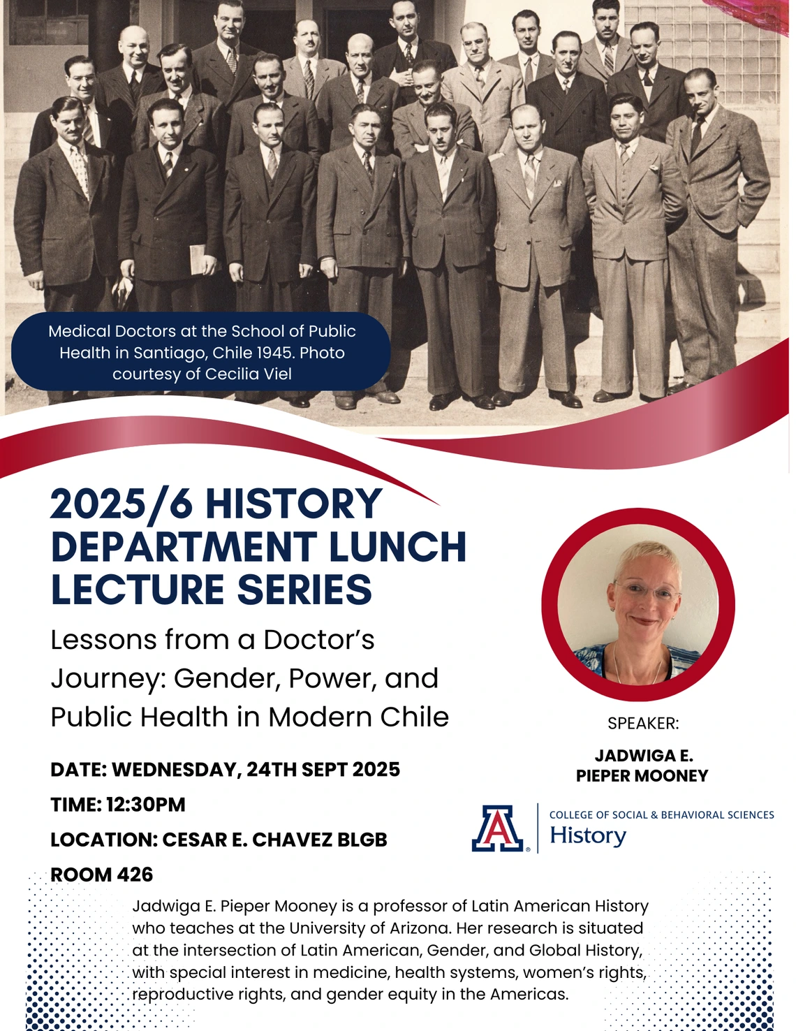 Lunch Lecture series flyer