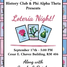 Lotería Night - History Club/Phi Alpha Theta