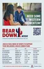 Bear Down Week Schedule