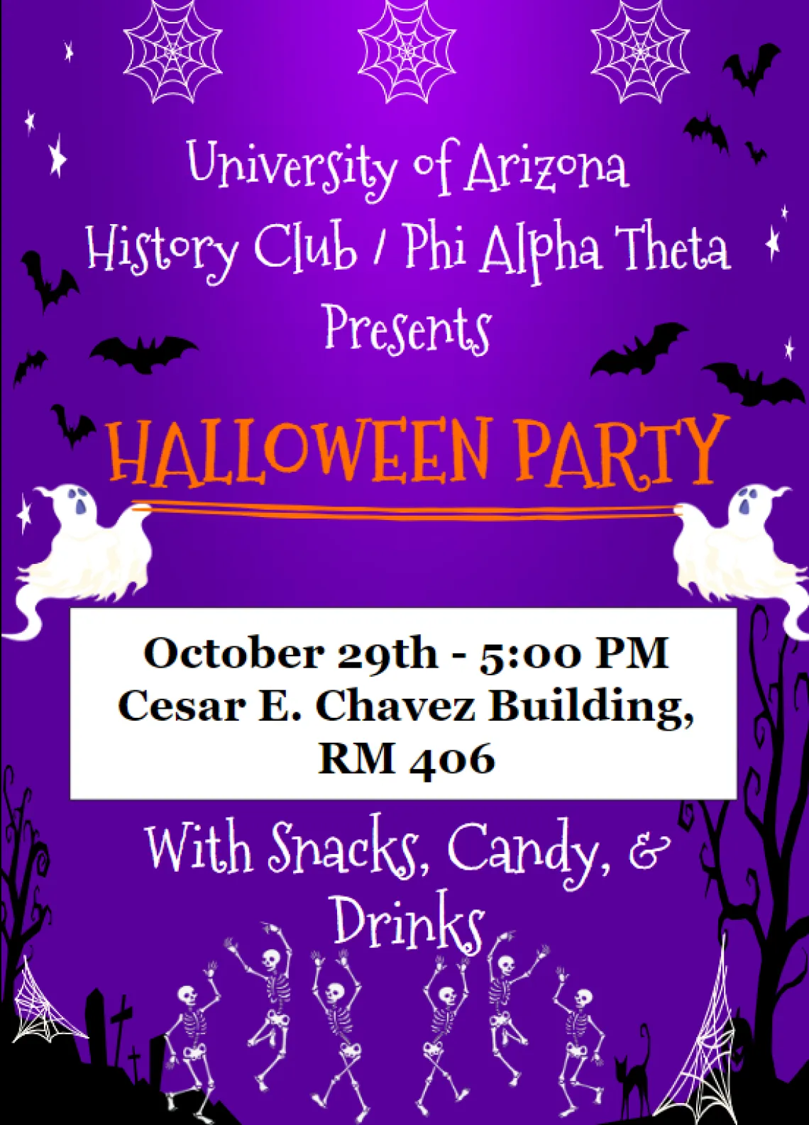 History Club/Phi Alpha Halloween Party