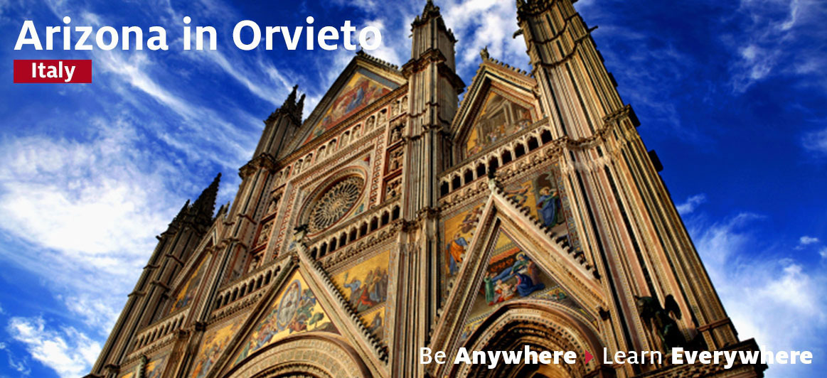 Banner for Arizona in Orvieto study abroad program