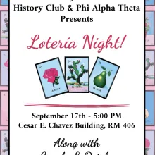 Lotería Night - History Club/Phi Alpha Theta